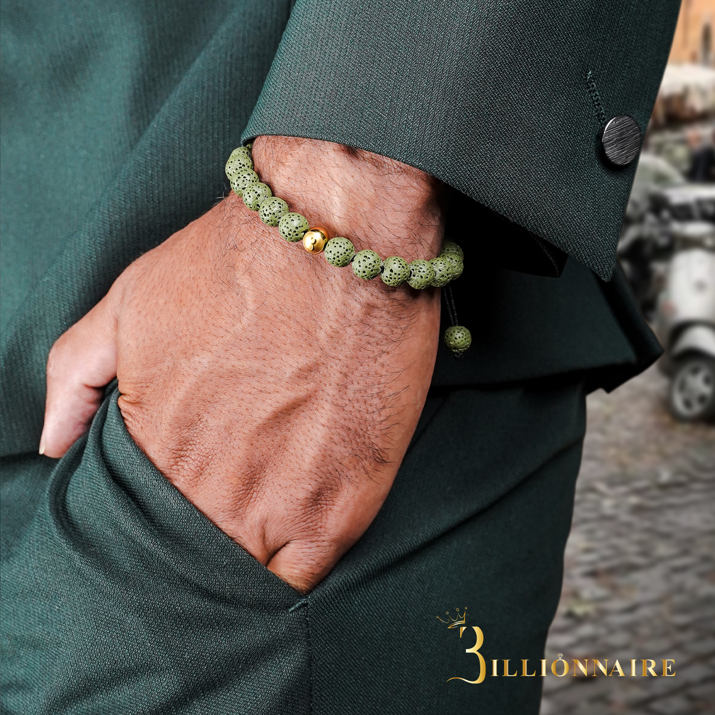 Bracelet Lava Verde