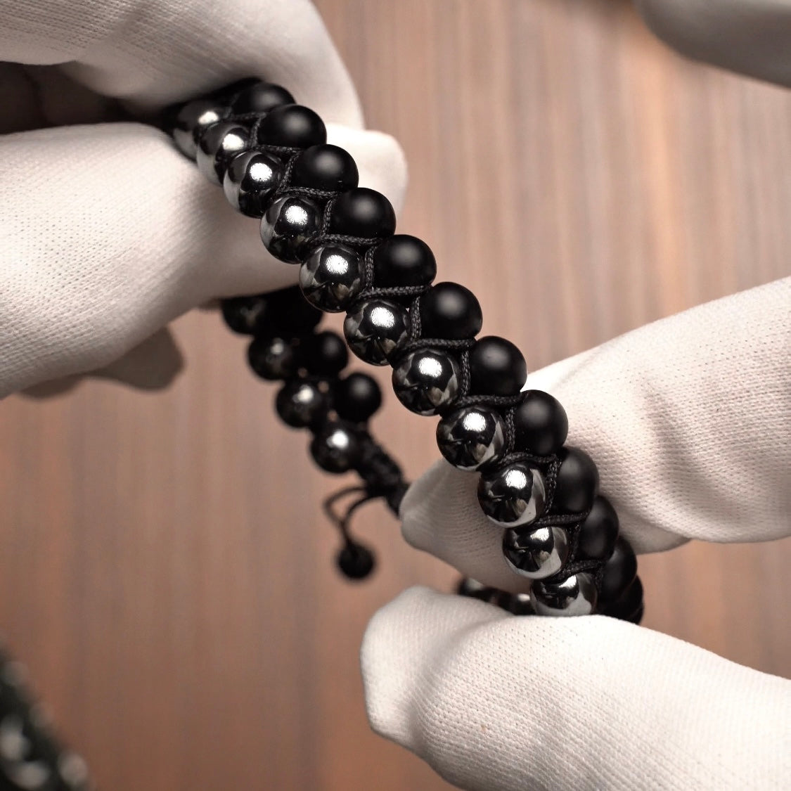 Bracelet en pierre Black Titanium
