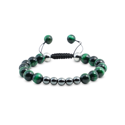 BRACELET OEIL TIGRE Vert