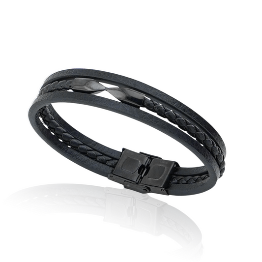 Bracelet Ancrée Noir