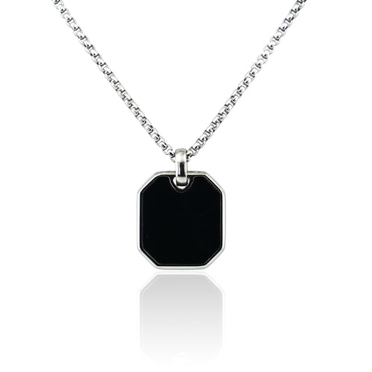 Collier ONYX SILVER