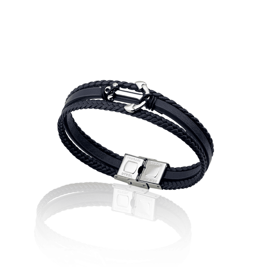 Bracelet Marine Navy-Sliver