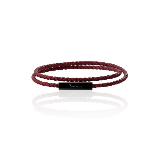 BRACELET DOUBLE TOUR ROUGE