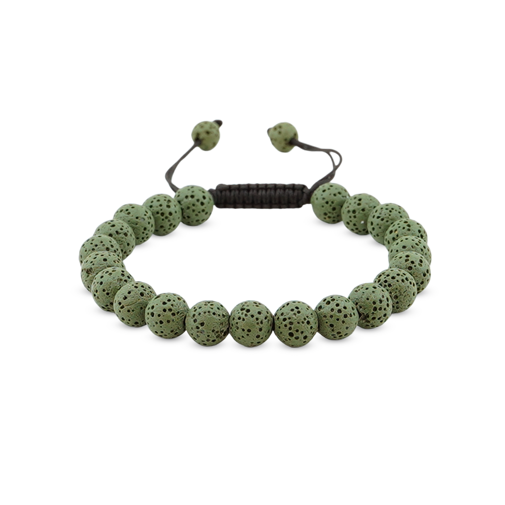 Bracelet Pure Lava vert militaire