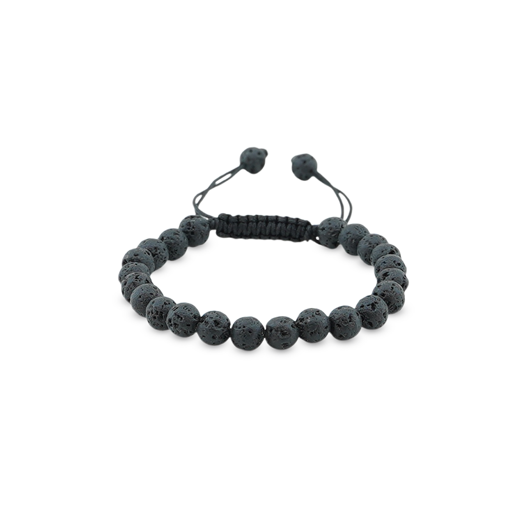 Bracelet Pure Lava Noir femme