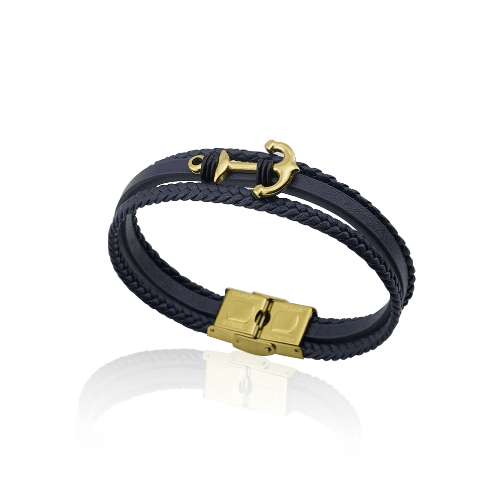 Bracelet Marine Navy-Gold