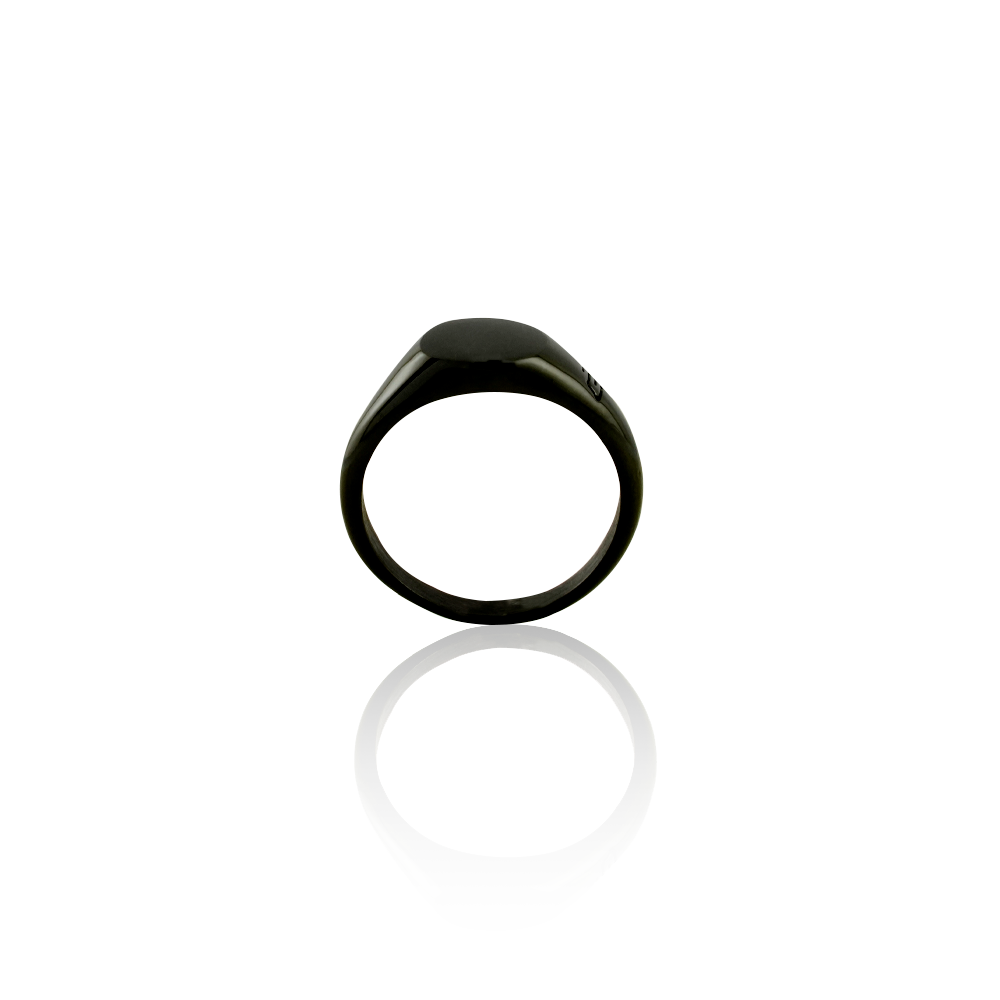 BAGUE NOIR PROFOND