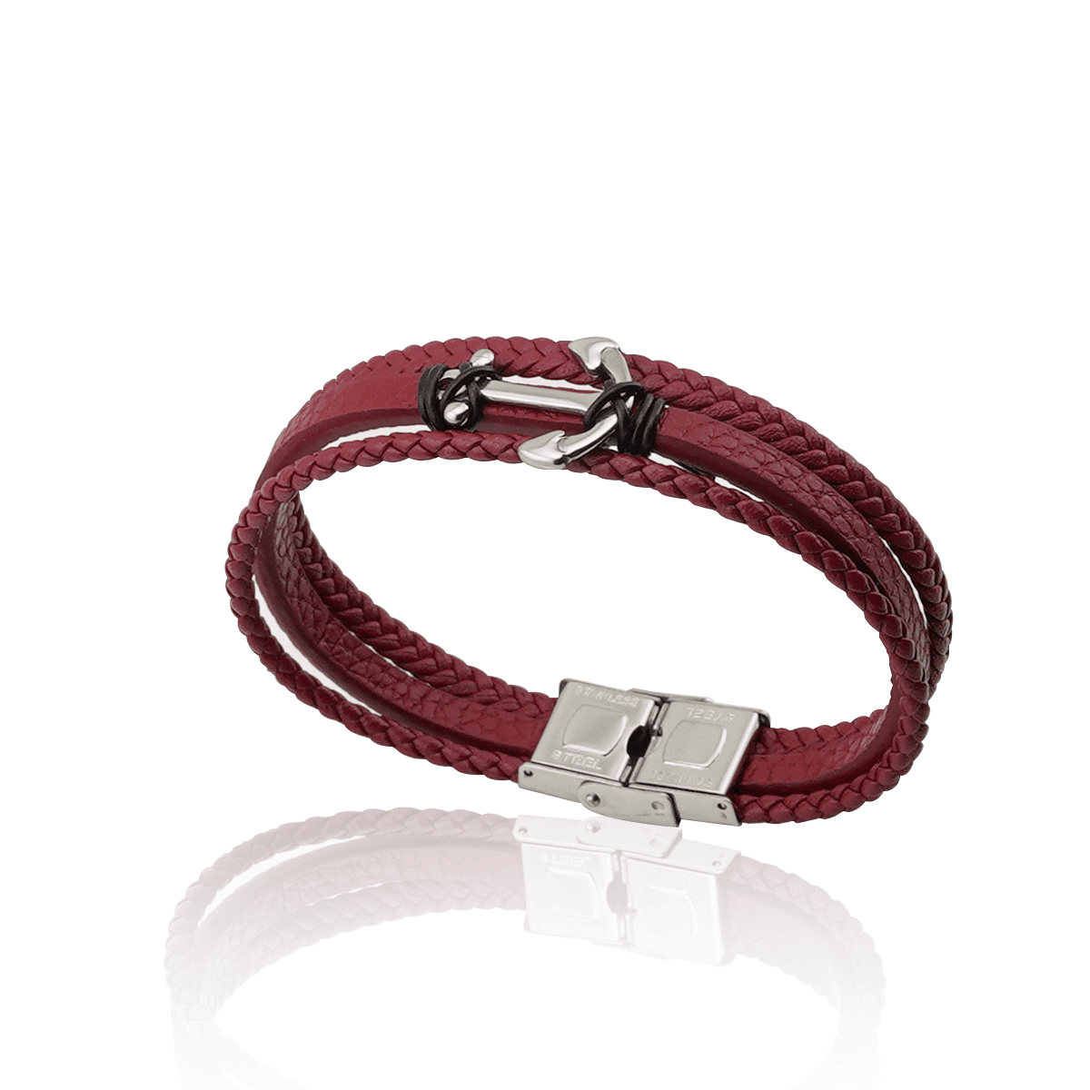 Bracelet Marine Red-Silver