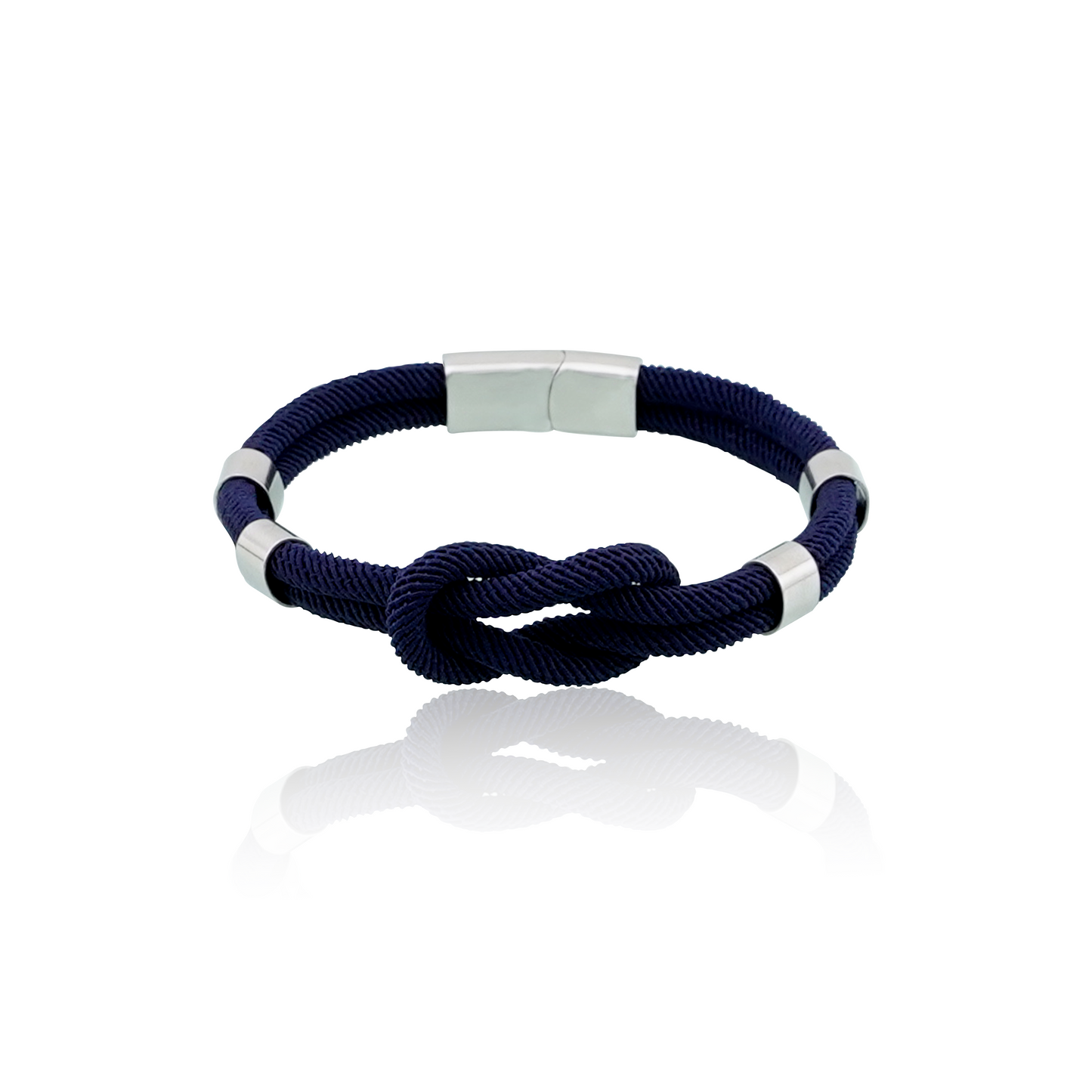 Bracelet Cordon Navy accessoire argenté