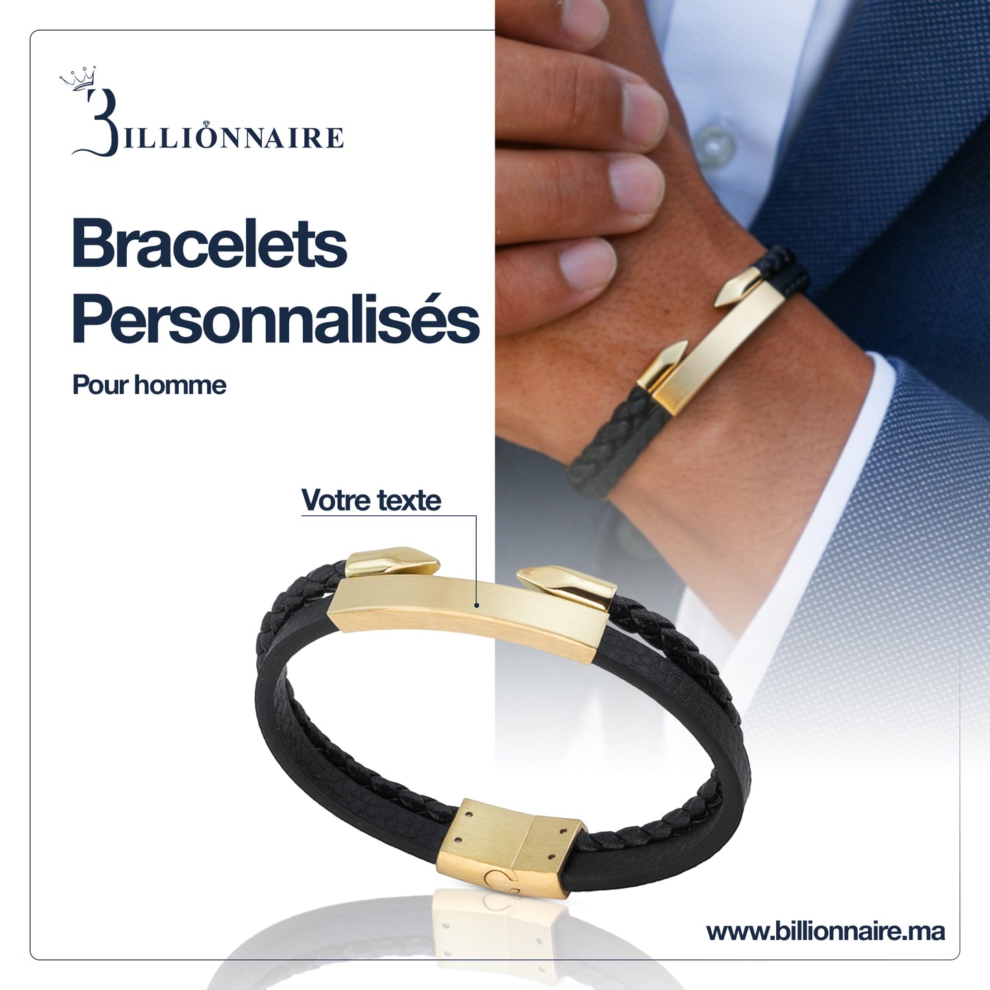 Bracelet Fangs Gold – Prestige & Caractère