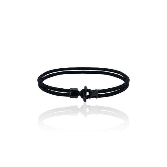 Bracelet Anchor Black – Élégance Intemporelle