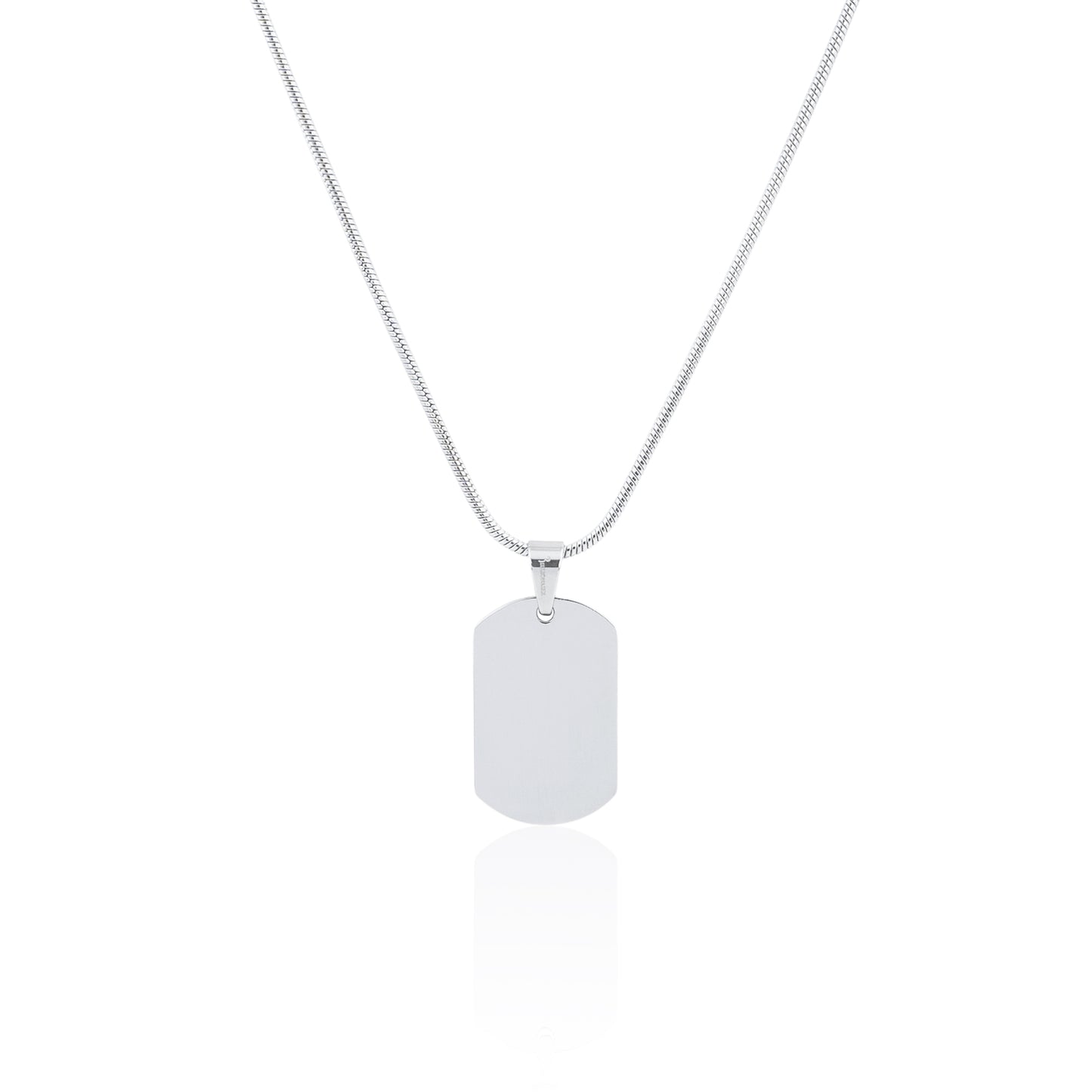 Moonlight Silver en Acier Inoxydable - Collier personnalisé