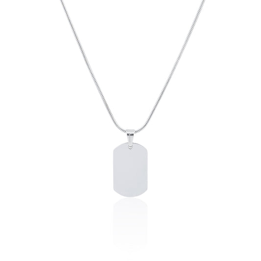 Moonlight Silver en Acier Inoxydable - Collier personnalisé