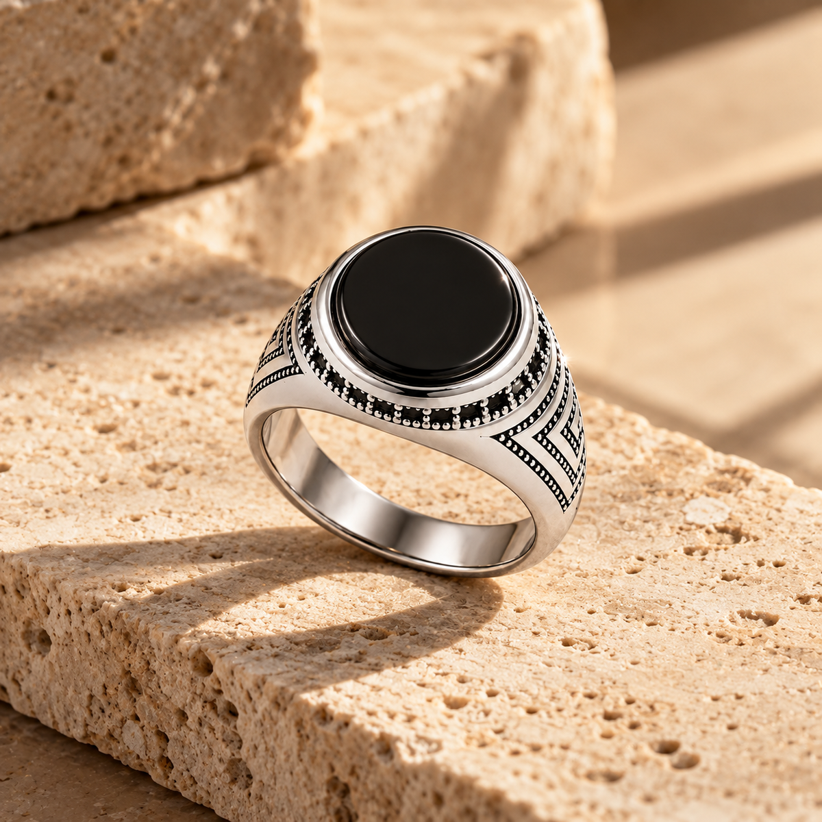 Bague Onyx Impérial
