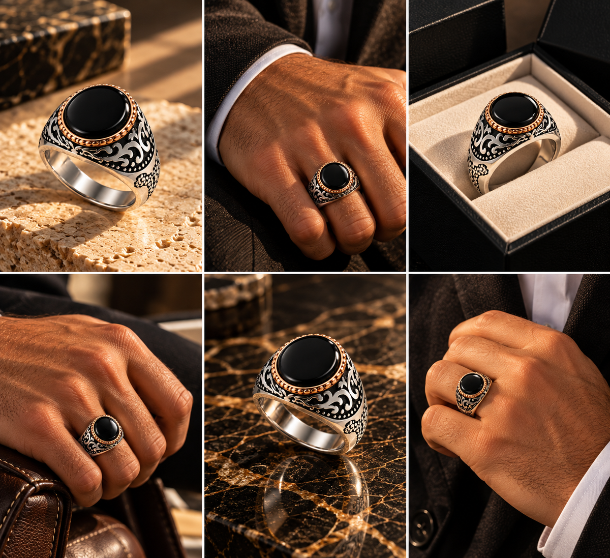 Bague Nero Majestic